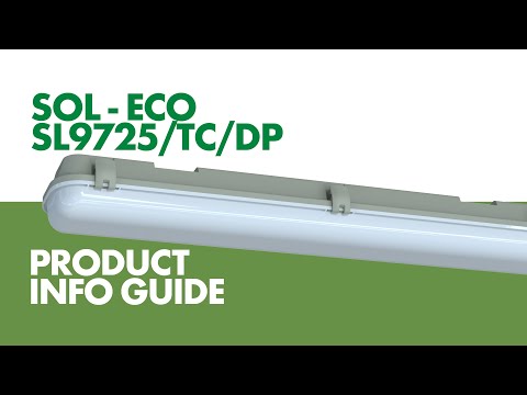 SAL SOL-ECO SL9725EM LED Weatherproof Tri- Grey 10/40W 240V IP65 - SL9725/20EM, SL9725/40EM