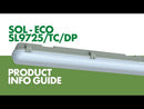 SAL SOL-ECO SL9725EM LED Weatherproof Tri - Grey 10/40W 240V IP65 - SL9725/20EM, SL9725/40EM - SAL Lighting