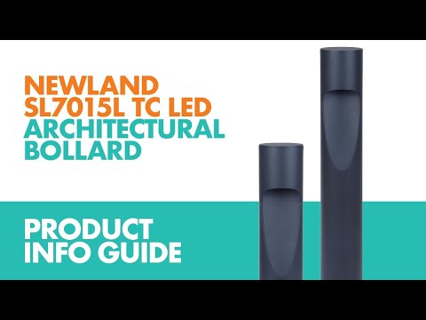 SAL NEWLAND SL7015LTC LED Bollards Tri- Black 10W 240V IP65 - SL7015L65TC/BK, SL7015L100TC/BK
