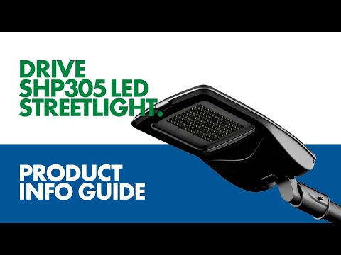 SAL Drive SHP305 LED Flood Light 5000K Black 70/180W 240V IP66 - SHP305/NDL/BK