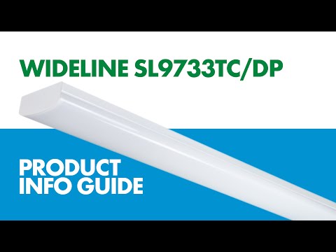 SAL WIDELINE SL9733TC/DP LED Linear Batten Tri- White 9W/55W 240V IP20 - SL9733TC/DP