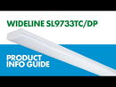 SAL WIDELINE SL9733TC/DP LED Linear Batten Tri - White 9W/55W 240V IP20 - SL9733TC/DP - SAL Lighting