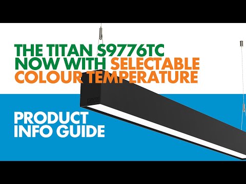 SAL TITAN S9776TC Linear Battens and Profiles Tri- White/ Black 40/80W 240V IP20 - S9776