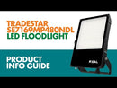 SAL TRADESTAR SE7169MP480NDL LED Flood Lights 5000K Black 240/360/480W 240V IP66 - SE7169MP480NDL