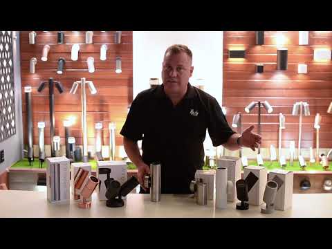 Havit Tivah Double Adjustable Pillar Exterior Wall Lights Tri - Black 2x3/5/7W / 2x5W 12V/240V IP65 - HV1325T-HV1327T