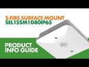 SAL SURFACE MT EMERGENCY SEL15SM1D80IP65 LED Emergency White 2.2W 240V IP65 - SEL15SM1D80IP65