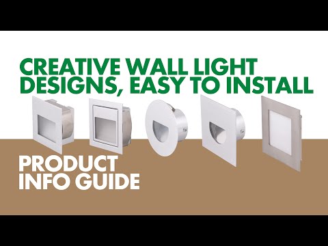 SAL Mini Leeman Square LED Interior Wall Lights 3000K White / Anodised Silver 12V - S9319