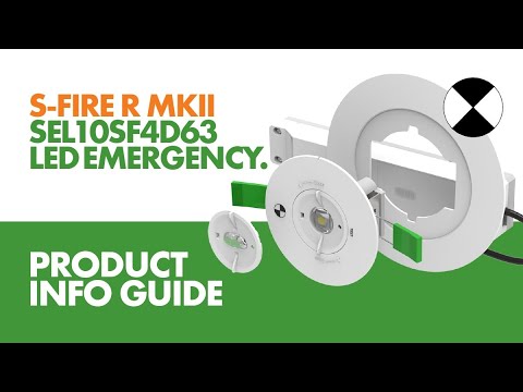 SAL S-FIRE R MKII SEL10SF4D63 LED Emergency White 1.6W 240V IP20 - SEL10SF4D63