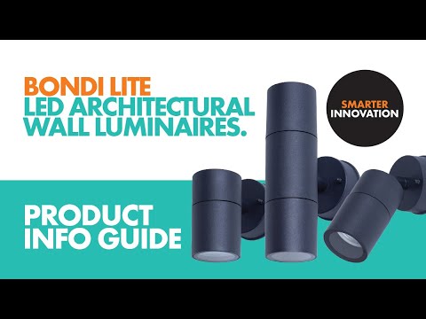 SAL BONDI LITE SE7322TC Exterior Wall Lights Tri - Black 2x4W 240V IP65 - SE7322TC/BK