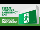 SAL ESCAPE EMERGENCY EXIT LED Emergency White 4W 240V - SEL05EX4 SAL Lighting