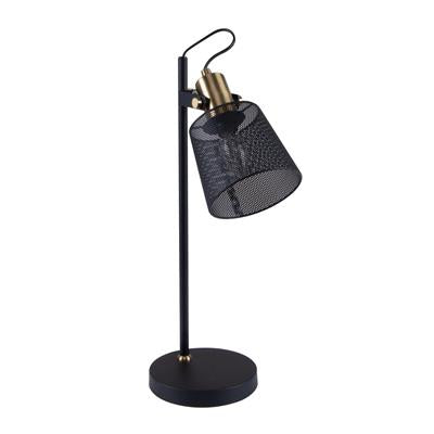 Domus RUSTICA-DL Mesh Table Lamp Black 40V IP20 - 22519 - Domus Lighting