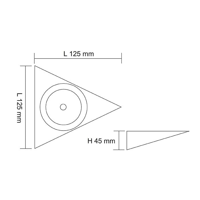 SAL ANOVA S9105 ST Interior Wall Light 3000K 6000K White / Satin Nickel 4W 12V - S9105WW ST/WH, S9105DL ST/WH, S9105WW ST/SN, S9105DL ST/SN- SAL Lighting