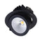 Domus Scoop-25 Round Adjustable Dimmable LED Downlight Kit Tri - Black 25W 240V IP20 - 20470, 20471 - Domus Lighting