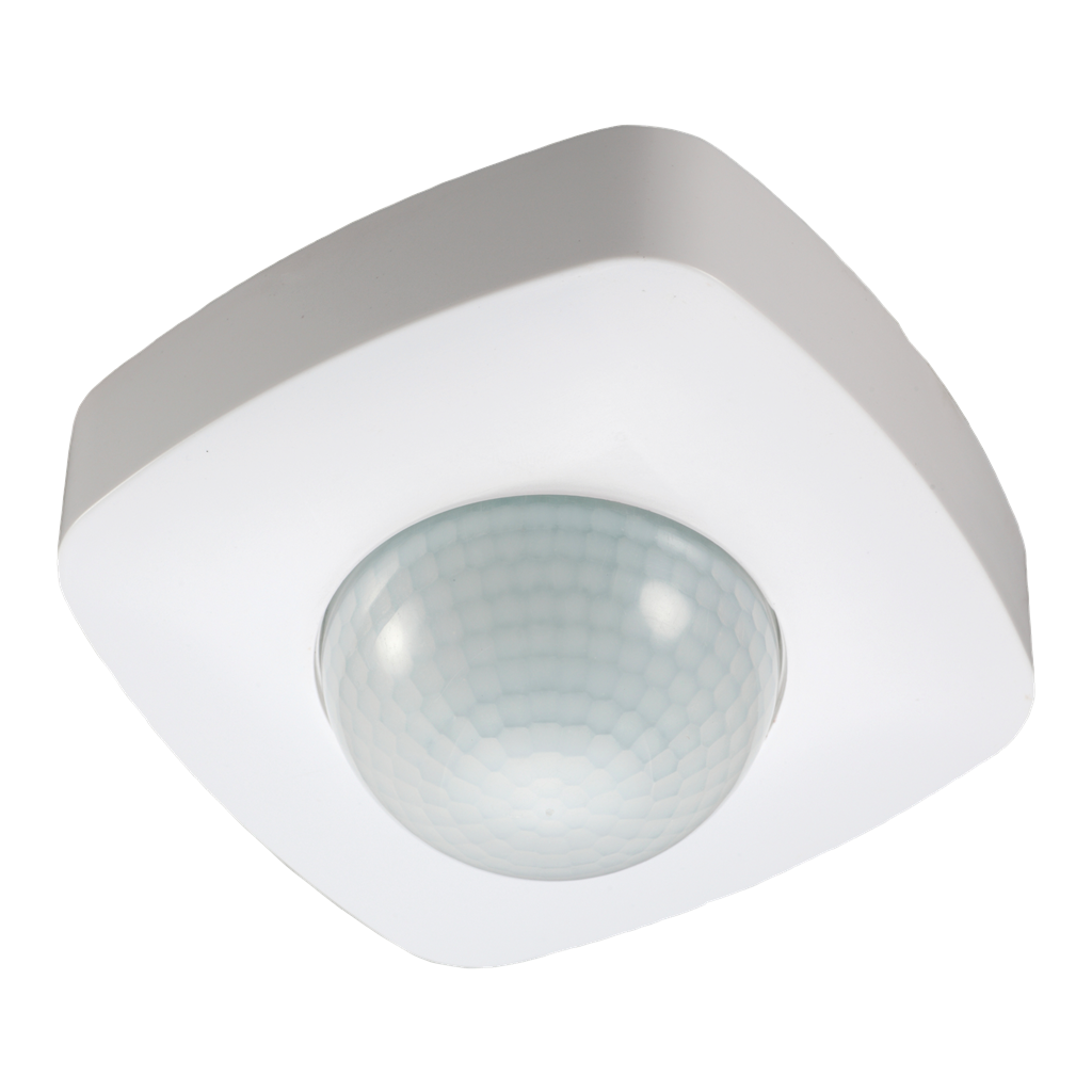 Domus Square Surface Mount PIR 360° Sensors White 0.5W 240V IP65 - 660