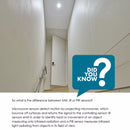 SAL PIR Recessed/ Mounted Sensors White 240V IP20 - SMS803CD