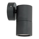 49016 Shadow 1 Light Fixed Wall Bracket 35W 240V IP65 GU10 Spotlight - Black Trio Domus Lighting