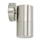 49018 Shadow 1 Light Fixed Wall Bracket 35W 240V IP65 GU10 Spotlight - Titanium Silver Trio Domus Lighting  