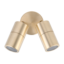 Domus Shadow 2LT Adjustable Exterior Wall Lights Tri- Bronze/ Brass 240V IP65-  49062, 49064