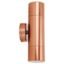 49024 Shadow 2 Light Fixed Up/Down Wall Bracket 35W 240V IP65 GU10 Spotlight - Copper No Lamp Domus Lighting