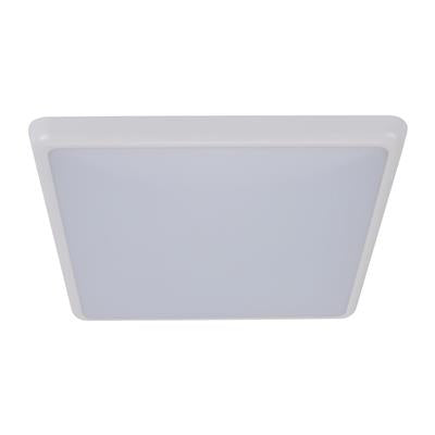 Domus Solar-300mm Square Slimline Dimmable LED Oysters Tri- White 25W 240V IP54 - 20944