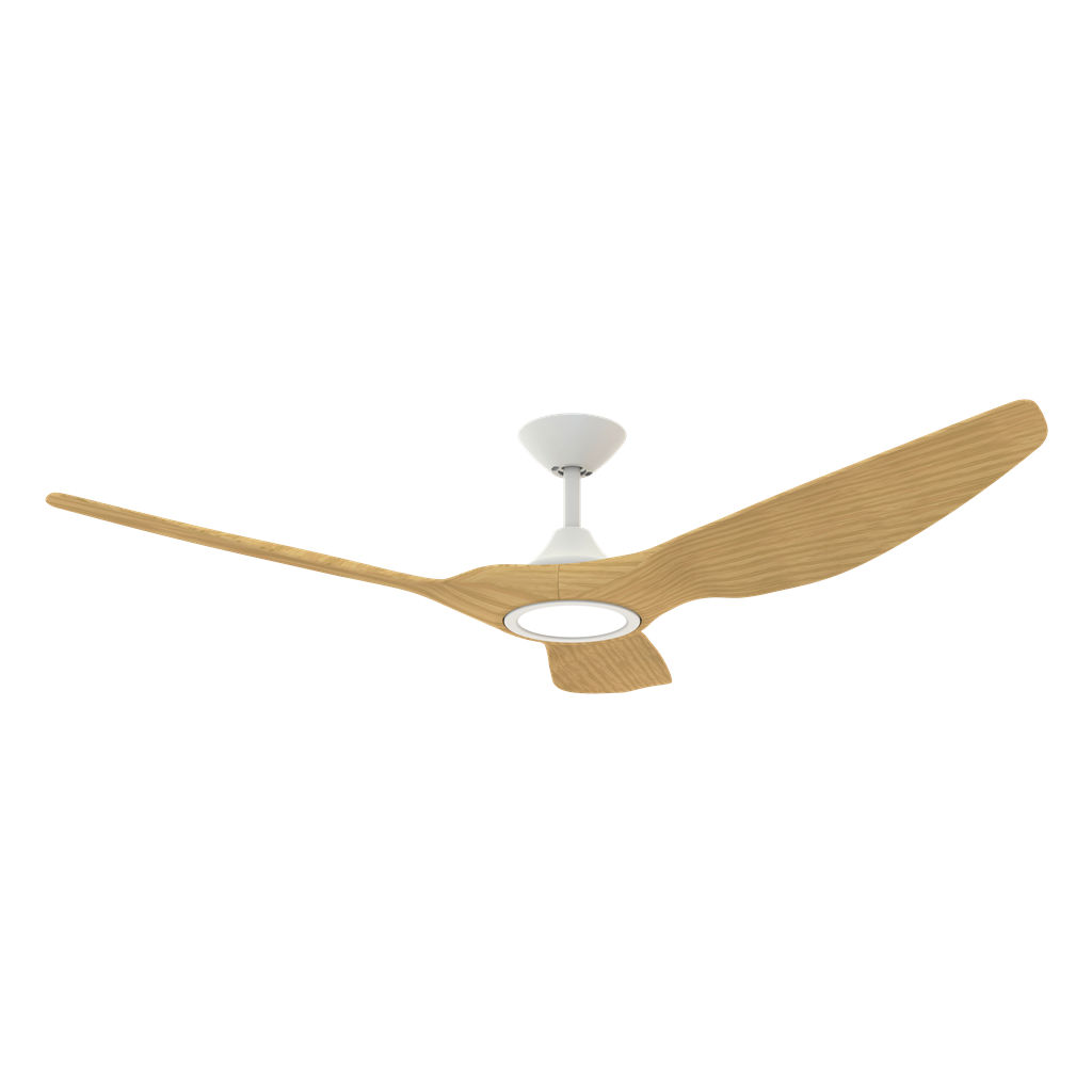 Domus Strike-60 3 Blade Ceiling Fan Tri- White-White/ Black-Black/ Black-Walnut/ White/ Oak 35W 240V - STRIKE-60