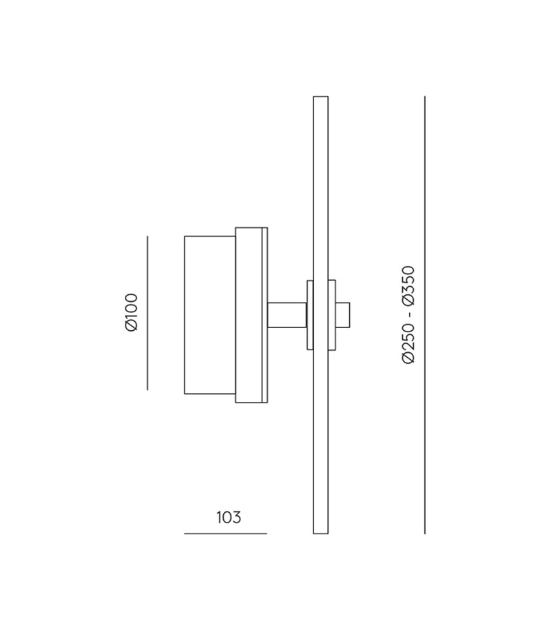 Aromas Sual Wall Lights 3000K Ceramic/ Alabaster 9W - ARO.1255