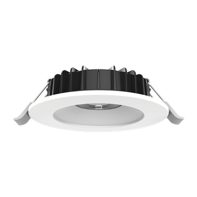 Domus SWAP-SLEEK LED Downlight Tri - White/ Black/ Satin Chrome 8W 240V IP44 - 21455, 21456, 21457