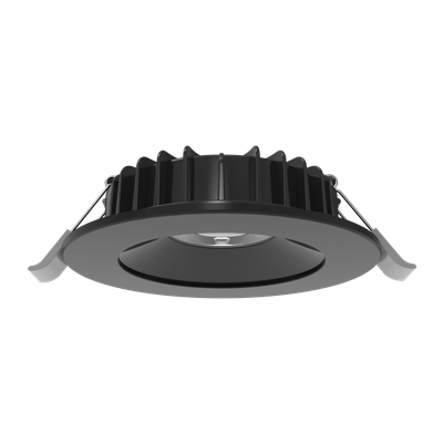 Domus SWAP-SLEEK LED Downlight Tri - White/ Black/ Satin Chrome 8W 240V IP44 - 21455, 21456, 21457