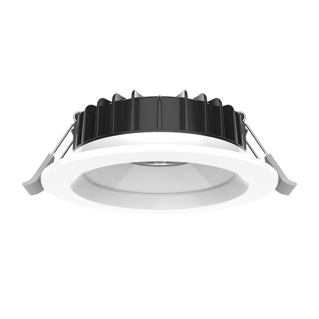Domus SWAP-STEP LED Downlights Tri - White/ Black/ Satin Chrome 8W 240V IP44 - 21451, 21452, 21453