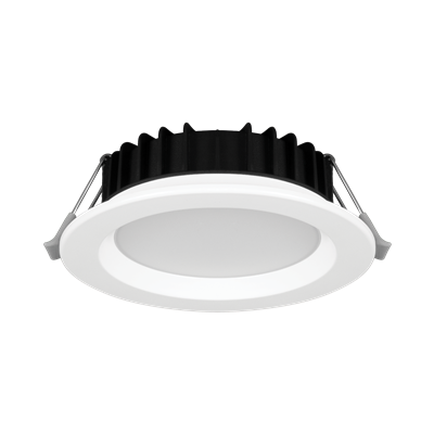 Domus TACK RND LED Downlights Tri - White 8W 240V IP44 - 20832