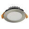 Domus TEK-10-TRIO - LED Dimmable Round Flat Face Downlight Tri - Satin Chrome 10W 240V IP44 - 20442 (Clearance)-Domus Lighting