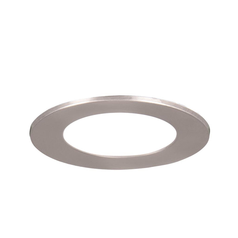 Domus Face Plate to suit TICK-8 LED Downlight Accessories Black/ Satin Nickel - 20829, 20830