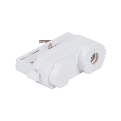 Domus Trak-3 ADA 3-Circuit 240V Adaptor Accessories Black / White - 22186, 22187 - Domus Lighting