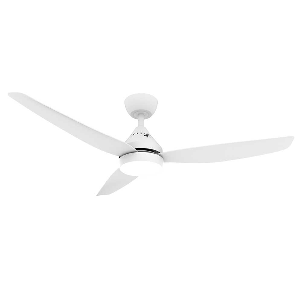 SAL Croydon 48" AC Ceiling Fan with 20W LED Light – SACF11/48/3WH/L – product-only image on white background