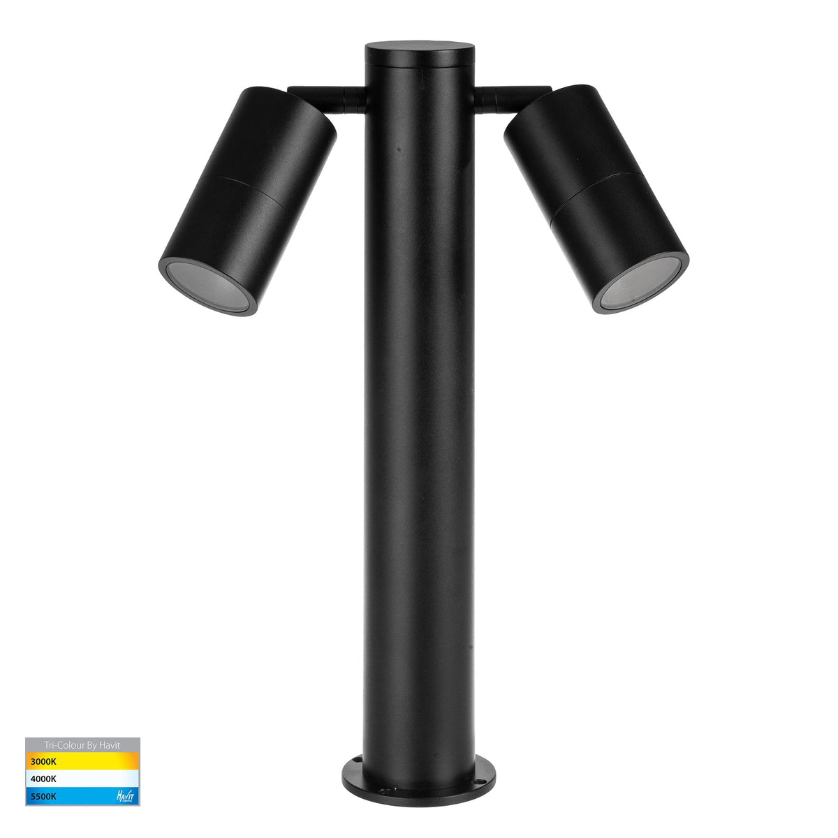 Havit Tivah HV1501T black double adjustable bollard light on white