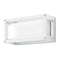 19647 York 7W LED Rectangle Wall Light 240V IP65 - White 5000K Domus Lighting