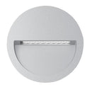 Domus Zac-4 Round REC Garden Step and Up Lights 3000K 5000K Silver 4W 12V IP65 - 19774, 19775 - Domus Lighting