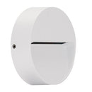 Domus Zeke-4 Round Surface Mounted Garden Step and Up Lights 3000K 5000K White 4W 12V IP65 - 19844, 19845 - Domus Lighting