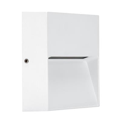 Domus Zeke-4 Square Surface Mounted LED Exterior Step Lights 3000K 5000K White 4W 12V IP65 - 19852, 19853