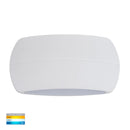 Havit Cara Up & Down Exterior Wall Lights Tri - White 2x4.5W 240V IP54 - HV35022T-WHT  - Havit Lighting