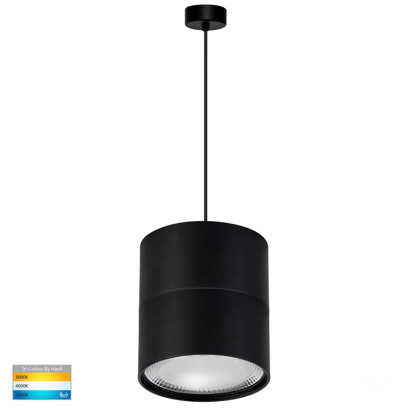 Havit Nella LED Interior Pendant Tri - Black 18W 240V IP20 - HV5805T-BLK-P -Havit Lighting