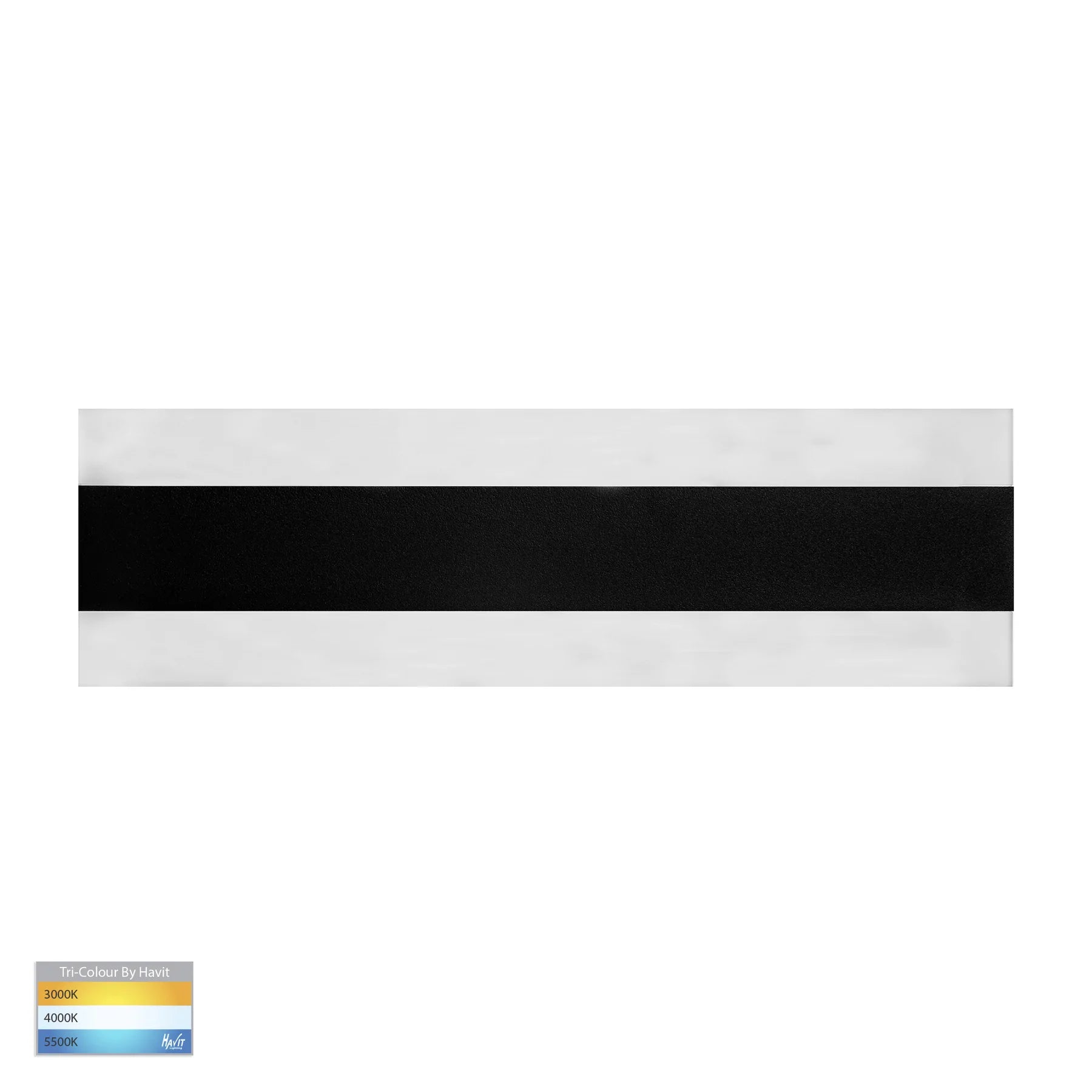 Havit Barline 300mm Exterior Wall Lights Tri- Black 4.5W-9W 240V/24V IP65- HV3581T-BLK