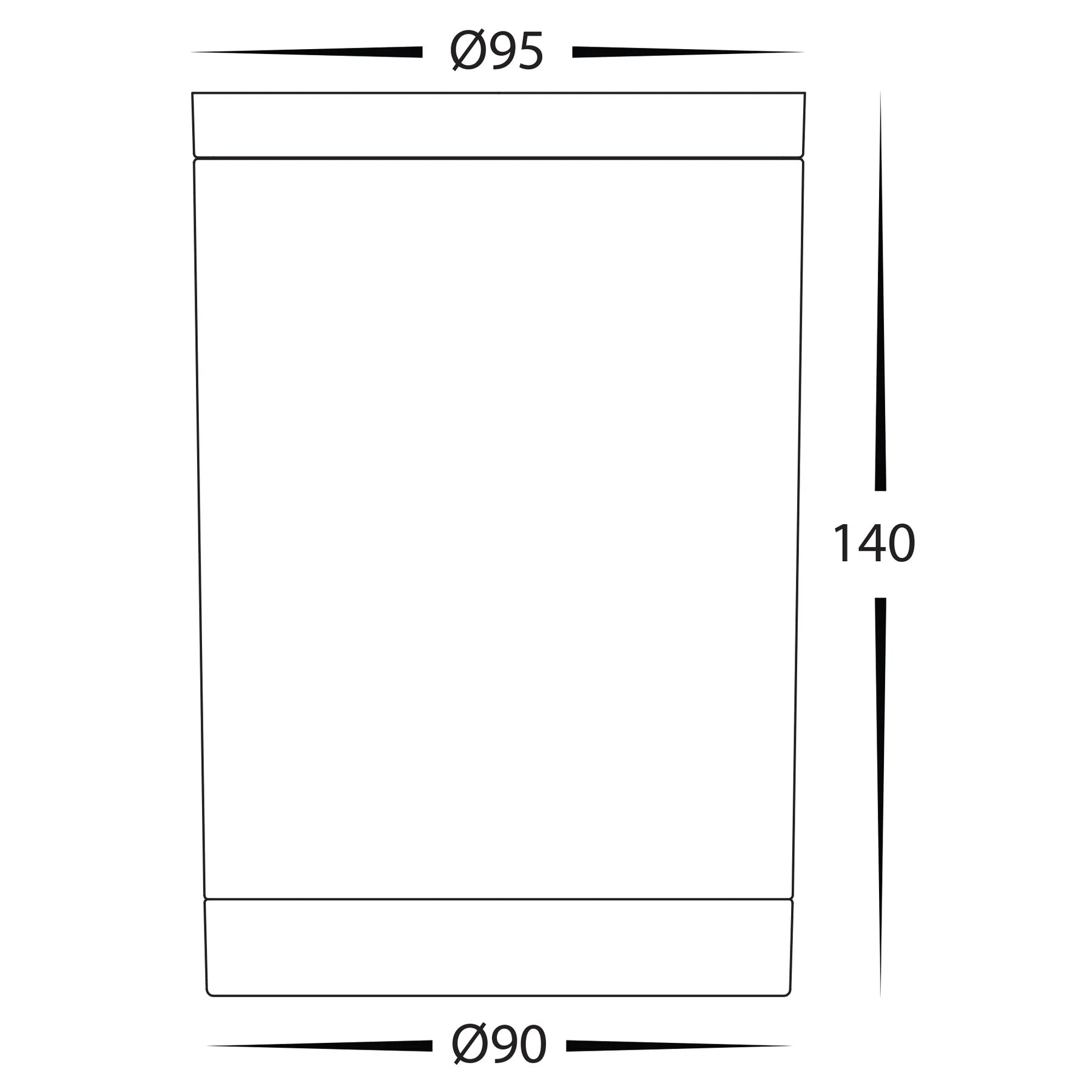 Havit Lexan LED Surface Mounted Downlight Tri - Black 3/5/7W 240V IP54 - HV5832T-BLK - Havit Lighting