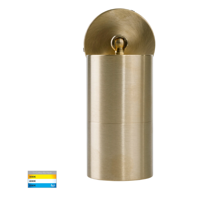 Havit Tivah Single Adjustable Pillar Exterior Wall Lights Tri - Solid Brass 3/5/7W 240V IP65 - HV1255T-HV1257T