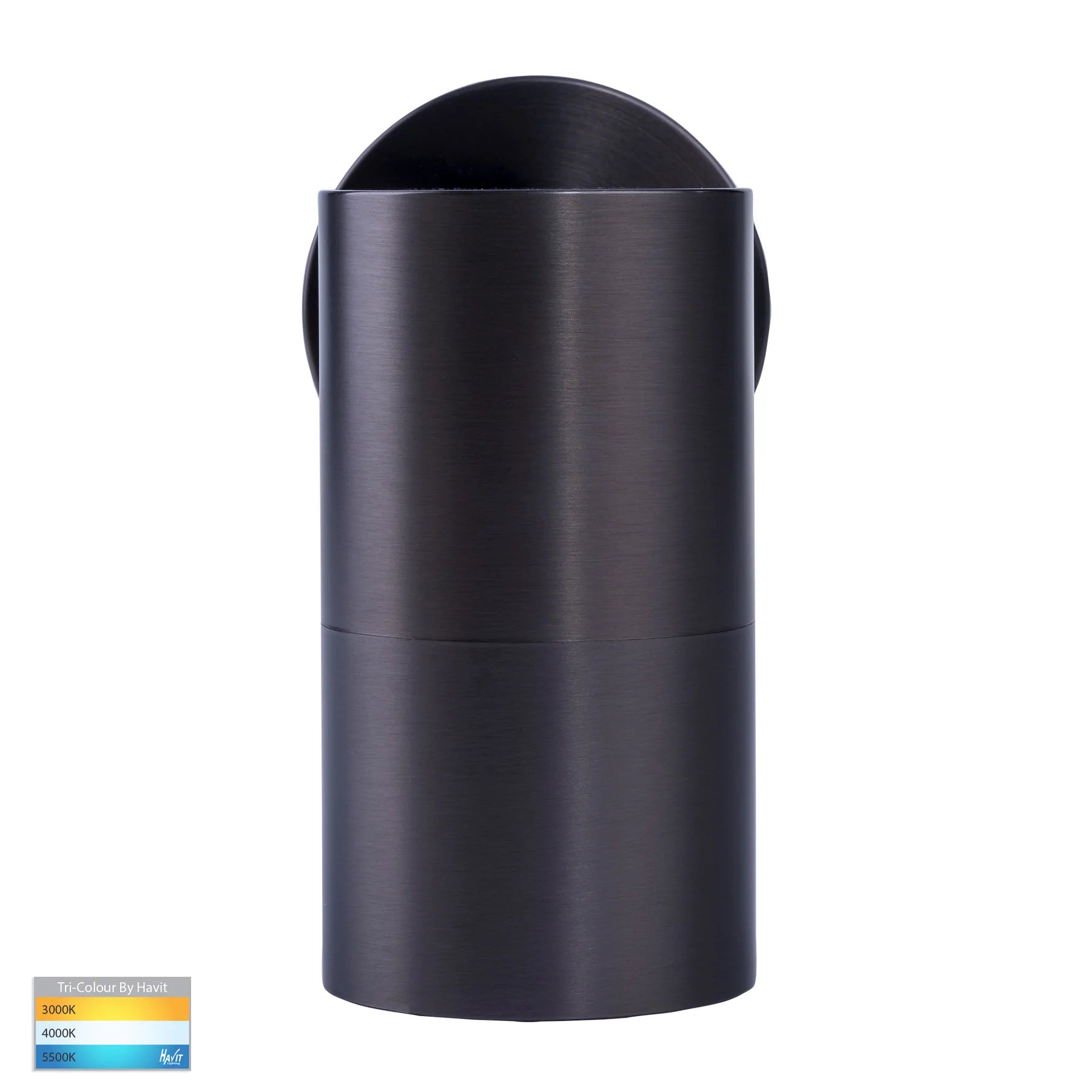 Havit Tivah Fixed Down Pillar Exterior Wall Lights Tri - Graphite 3/5/7W / 5W 12V/240V IP65 - HV1175T-HV1177T