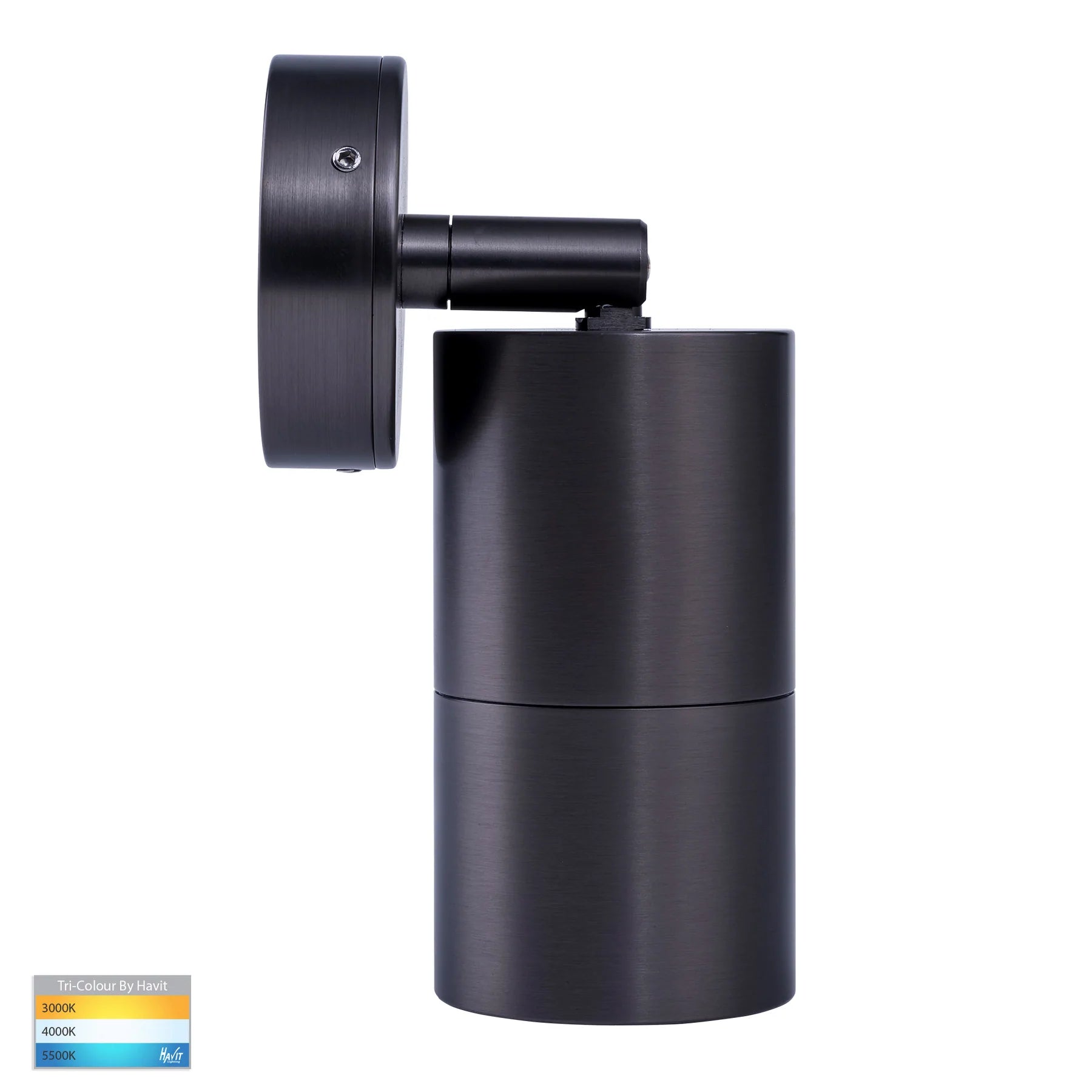 Havit Tivah Single Adjustable Pillar Exterior Wall Lights Tri - Graphite 3/5/7W 240V IP65 - HV1275T-HV1277T
