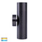 Havit Tivah Up & Down Pillar Exterior Wall Lights Tri - Graphite 2x3/5/7W 240V IP65 - HV1075T-HV1077T -Havit Lighting