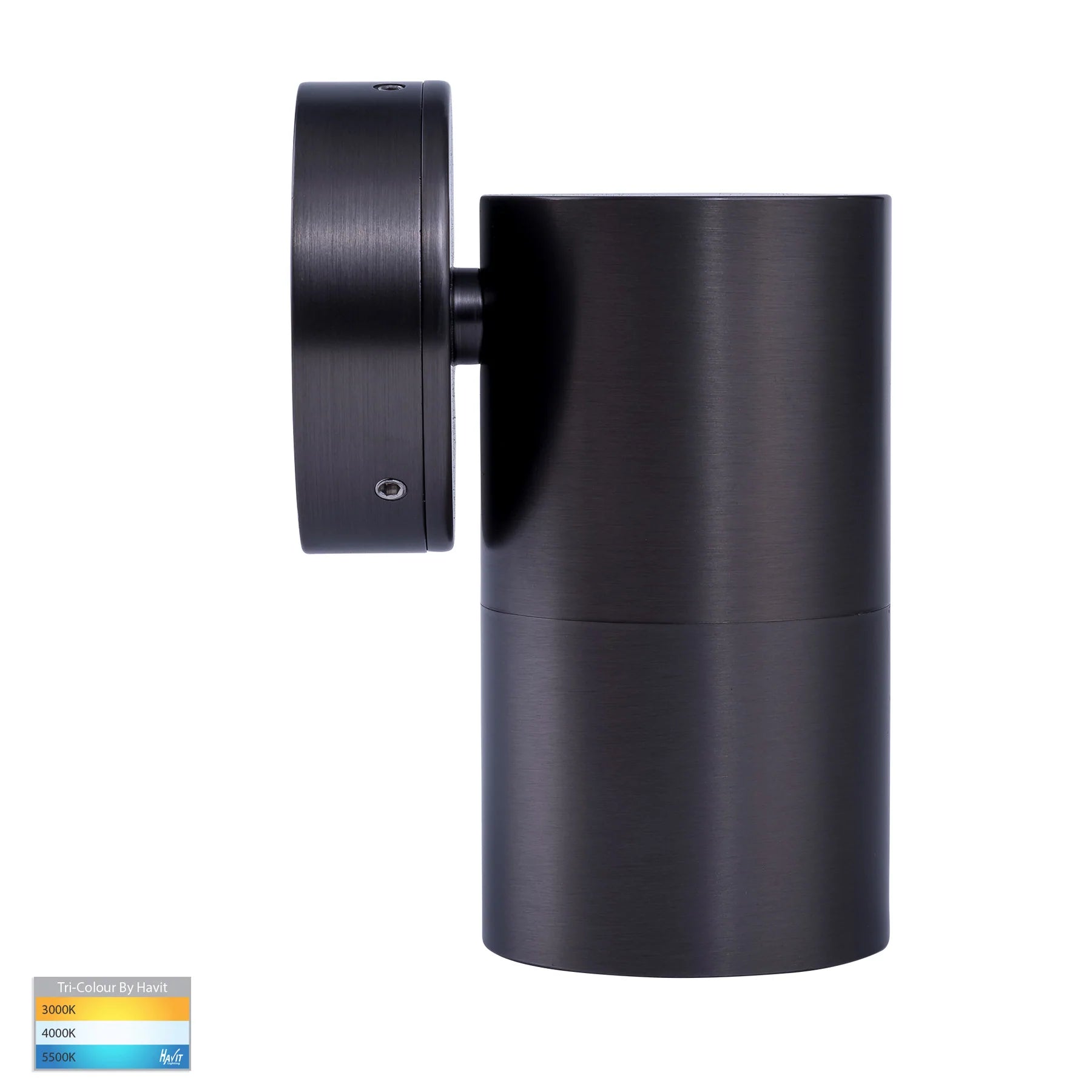 Havit Tivah Fixed Down Pillar Exterior Wall Lights Tri - Graphite 3/5/7W / 5W 12V/240V IP65 - HV1175T-HV1177T
