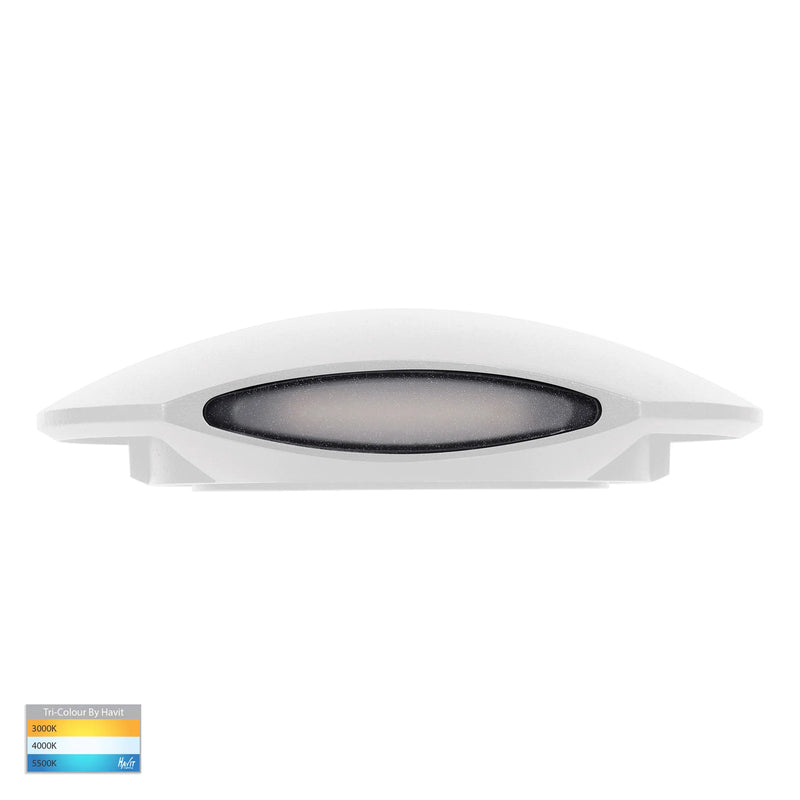 Havit Cara Up & Down Exterior Wall Lights Tri - White 2x3W 2420V IP54 - HV35021T-WHT - Havit Lighting