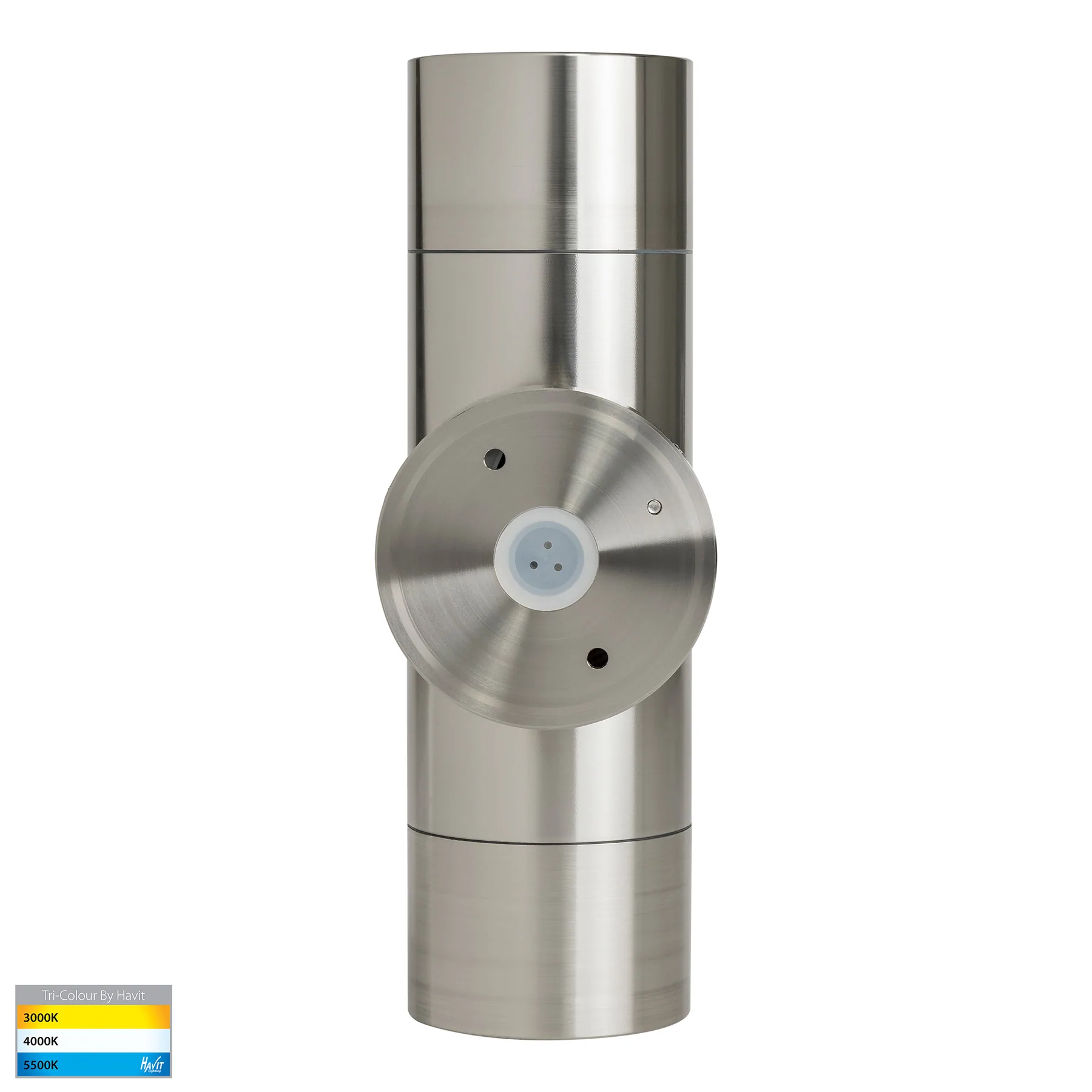 Havit Maxi Tivah Up & Down Pillar Exterior Wall Lights Tri - 316 Stainless Steel 2x12W 240V IP65 - HV1008T - Havit Lighting